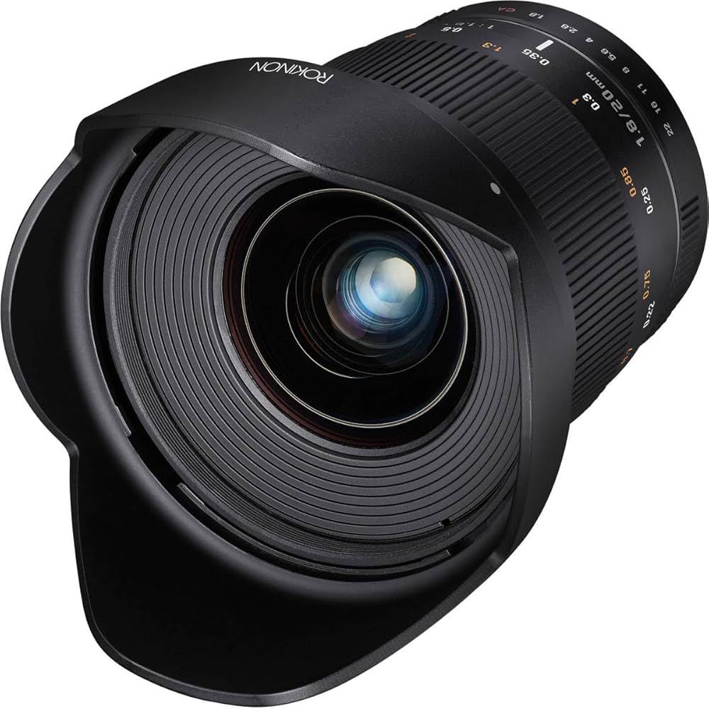 (未使用･未開封品)　Rokinon 20???20?mm F / 1.8???22固定Prime 20?mm広角レンズfor Canon EF、ブラック(rk20?m-c) qdkdu57 Amazon.co.jp: Rokinon 20mm f/1.8 ED AS レンズ Canon EF用